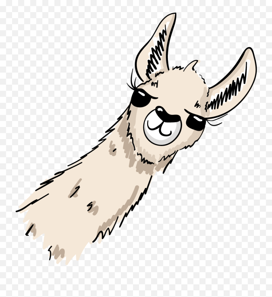 Llama Head Png - Llamas Llama Animals Ftestickers Transparent Llama Head Clipart Emoji,Llama Emoji