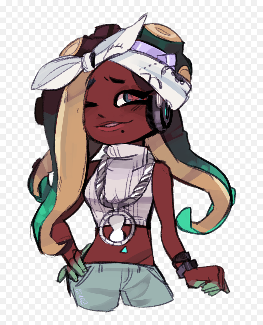 I Really Dig The Outfit - Marina Order Outfit Splatoon Emoji,Splatoon 2 Losing Emotion