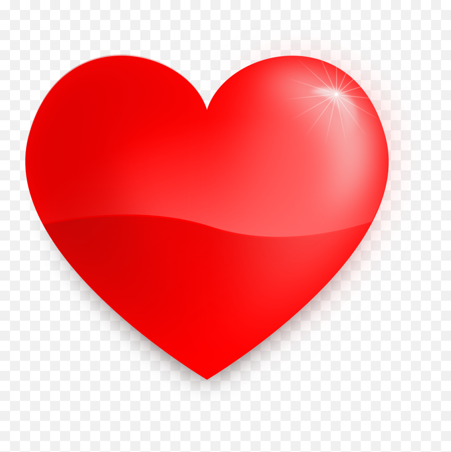 Shiny Red Heart As A Symbol Of Romance - Pacific Islands Club Guam Emoji,Caracter Coração Emotion