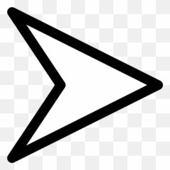 Plain Right White Arrow Svg Vector Plain Right White Arrow - Arrow Png Transparent Emoji,Animal Arrow Emojis