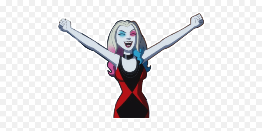 Harley Quinn - Harley Quinn Tv Show Sticker Emoji,The Emojis Harley Quinn Drawings