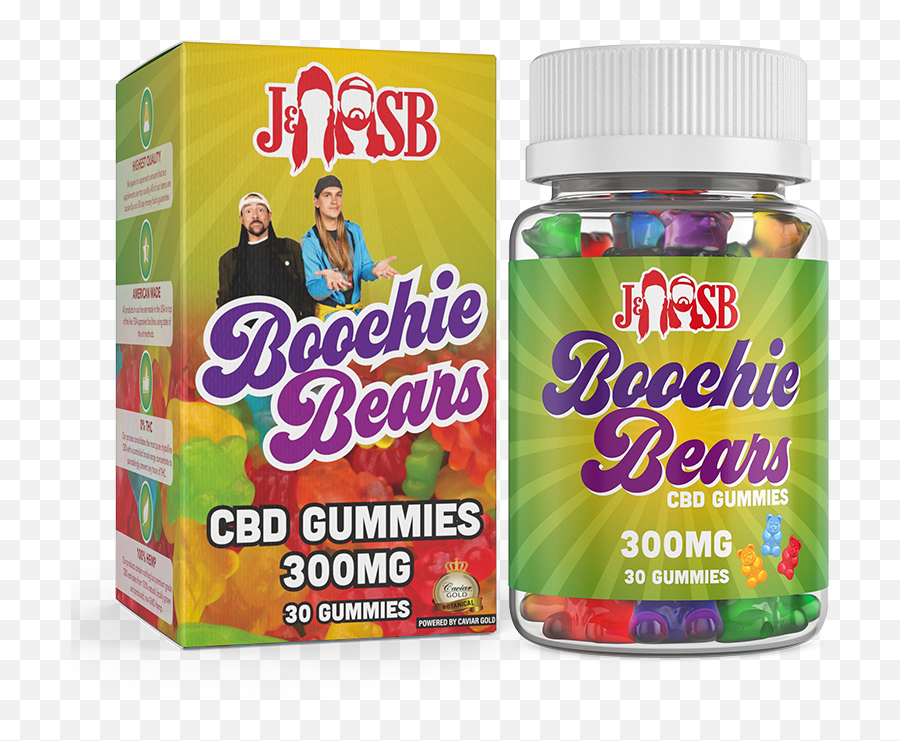 Jay Silent Bobs Boochie Bears 300mg - Medical Supply Emoji,Jay And Silent Bob Human Emotion