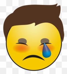 Crying Boy Emoji Png Transparent Images - Yourpngcom,Crying Emoticon Text Art