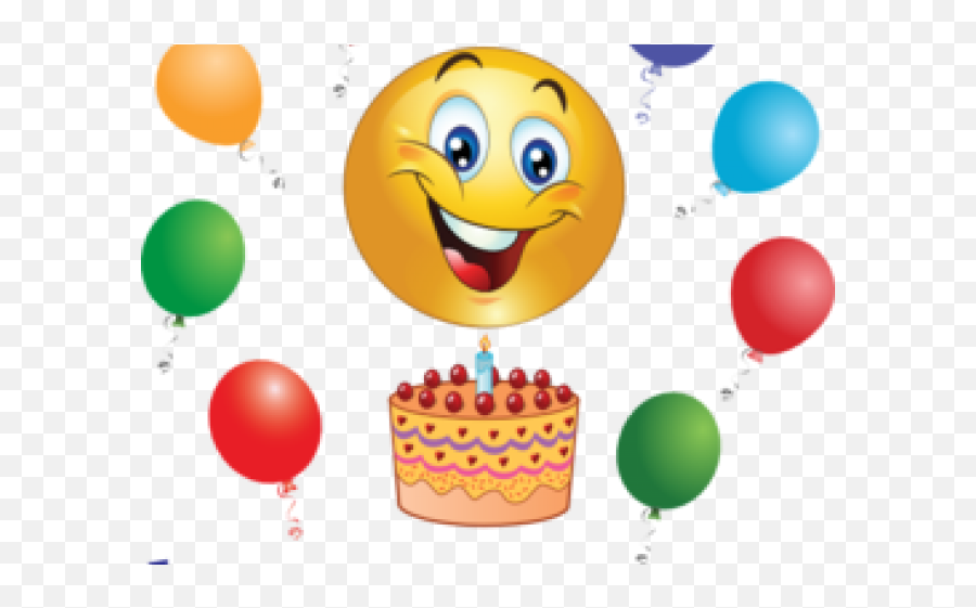 Happy Bday Smiley Faces Png Image With - Happy Birthday Emoji,Celebration Emoji
