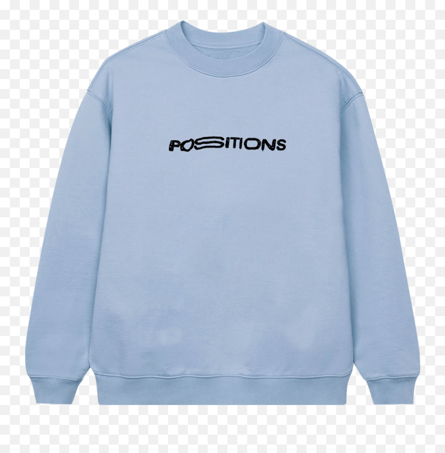 Positions Crewneck - Hoodie Ariana Grande Positions Merch Emoji,Ariana Grande Emotions Cover