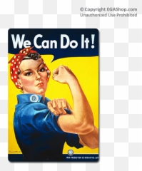 Wwii Poster Rosie The Riveter - Rosie The Riveter Emoji,Rosie The Riveter Emoji