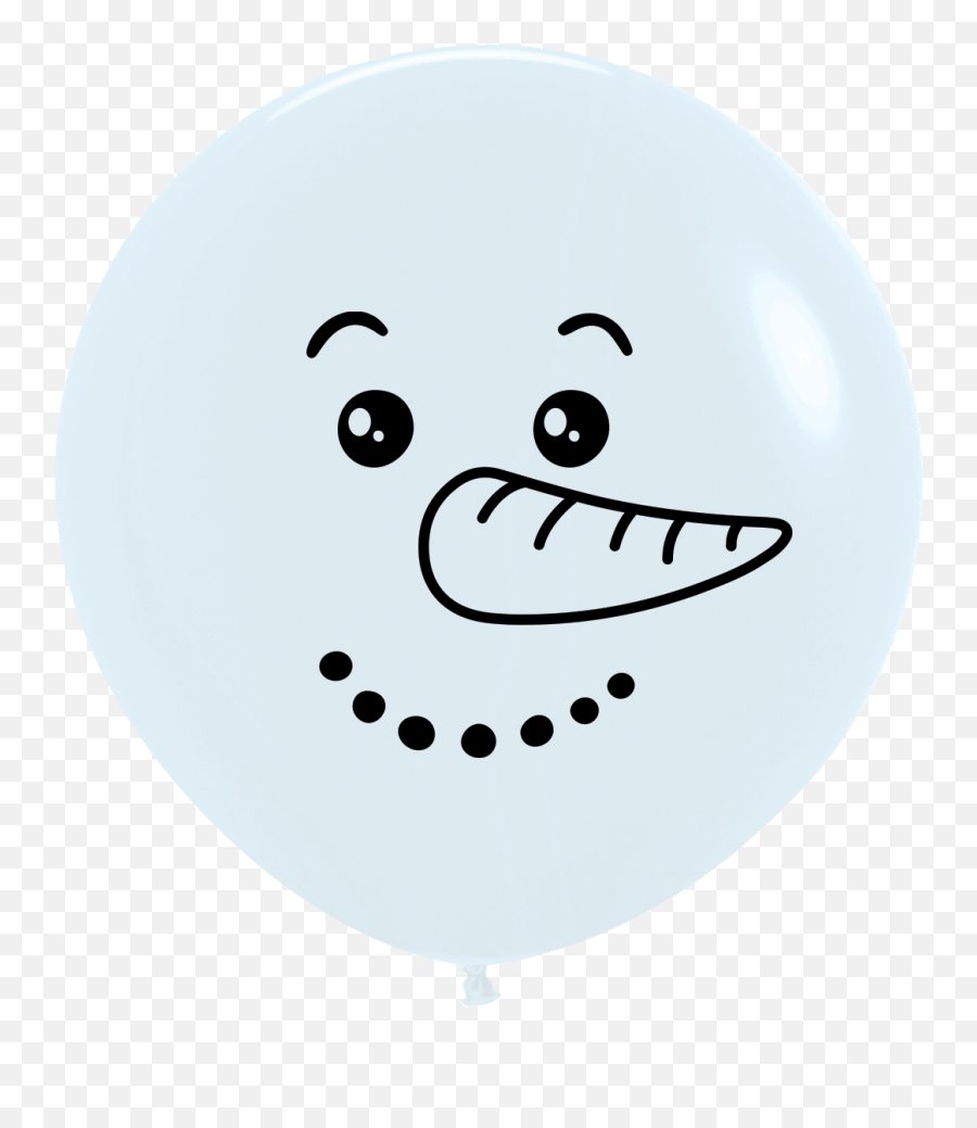 Fashion White Snowman 24u2033 Latex Balloons 10 Count Emoji,Snow Snowman Emoji