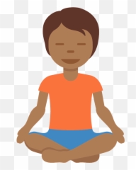 Medium - Lotus Position Emoji,Lotus Position Emoji