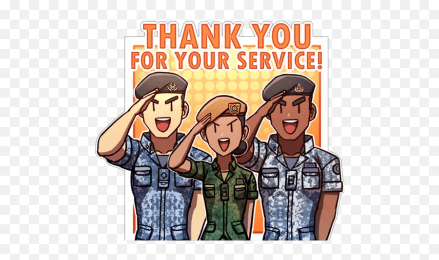Saf Day - Singapore Army Whatsapp Sticker Emoji,Army Emoticon