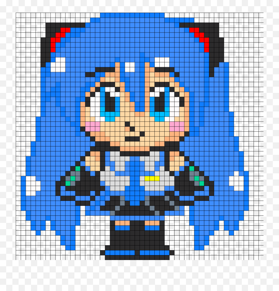 Search Results Hatsune Miku Bead Patterns Kandi Patterns - Fictional Character Emoji,Hatsune Miku Emoji