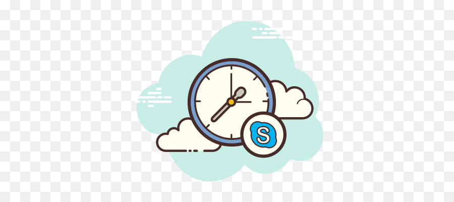 Icône Heure Skype - Téléchargement Gratuit En Png Et Vecteurs Aesthetic Instagram Logo Cloud Emoji,Skype Emoji Meme