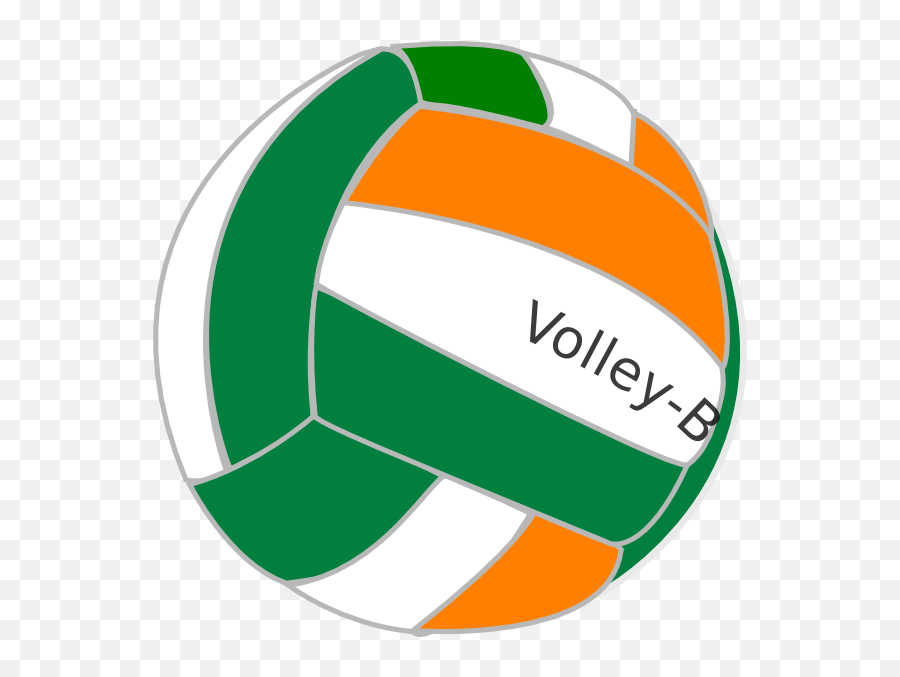 Clipart Volleyball Vector Clipart Volleyball Vector - Volleyball With Indian Flag Emoji,Water Polo Ball Emoji