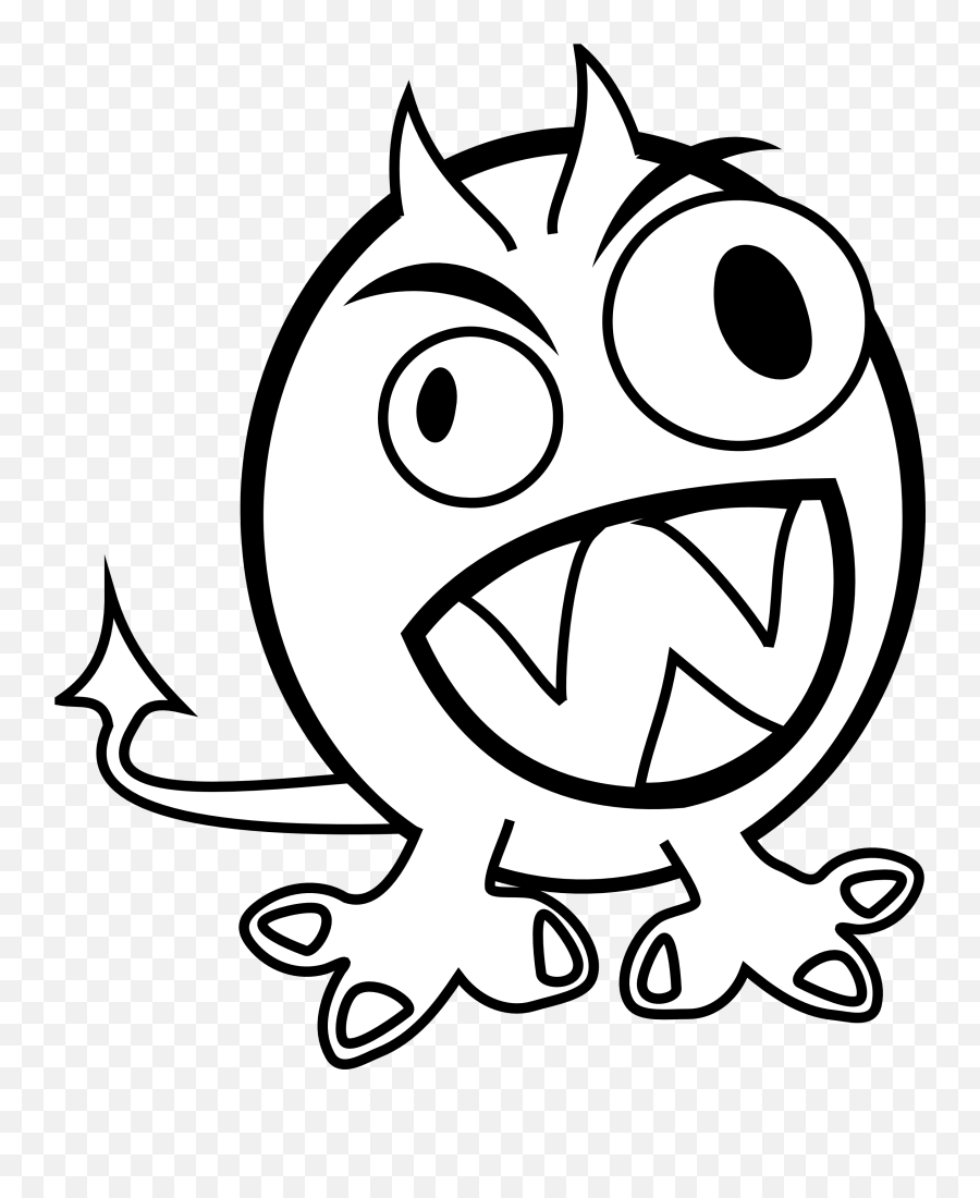 Clipart Mouth Angry Clipart Mouth Angry Transparent Free - Halloween Drawing Of Monsters Emoji,Angry Emoji Coloring Page