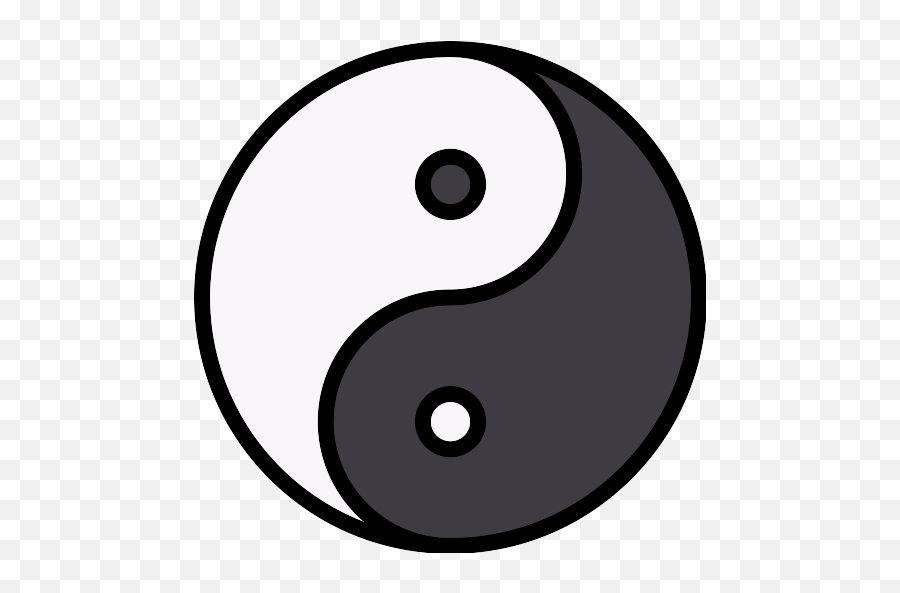 Yin Yang Vector Svg Icon - Yin And Yang Emoji,Yin And Yang Emoji Iphone