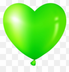 Green Heart Balloon Clipart Png Image - Love Symbol Balloons Png Emoji,Emoji Heart Balloons
