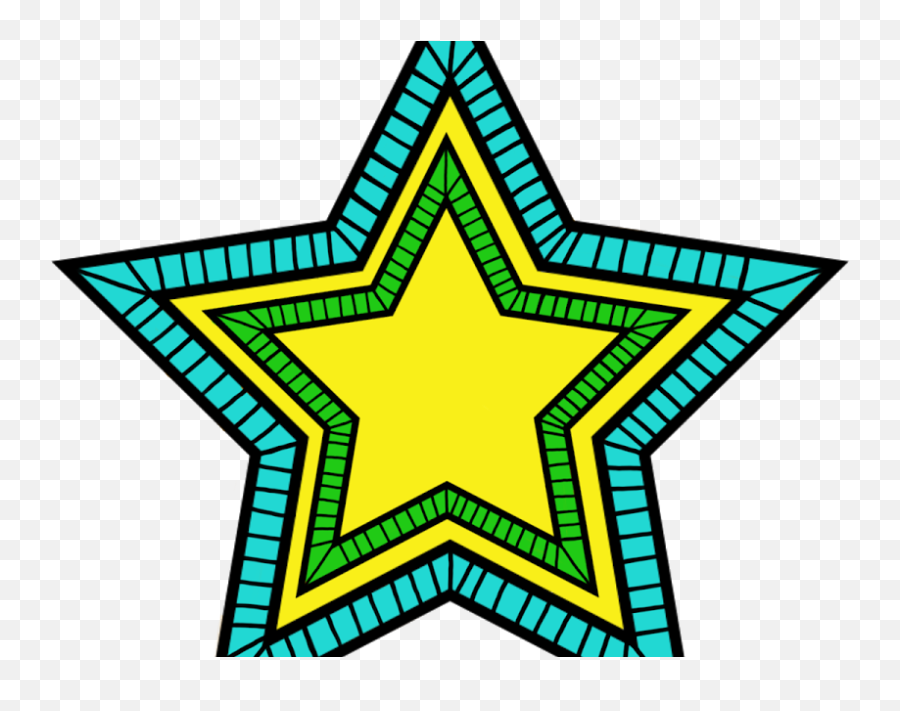 Free Printable Psychedelic Stars - Alternate Flag Of Togo Emoji,Psychedelic Emoji