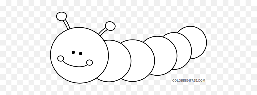 Black And White Caterpillar Coloring - Preschool Caterpillar Coloring Page Emoji,Guess The Emoji World Caterpillar