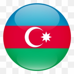 Vector Country Flag Of Azerbaijan - Sphere Vector World Flags Azerbaijan Flag Icon Png Emoji,Middle Easter Flag Emojis