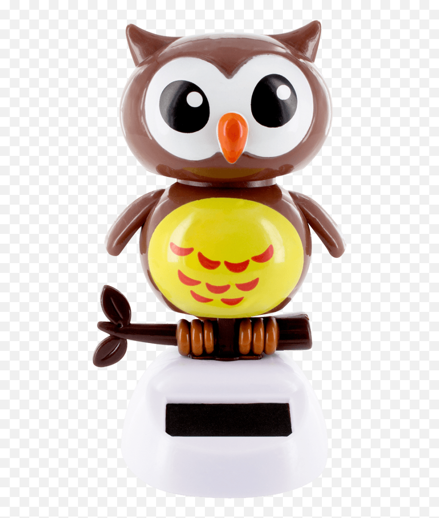 Solar Powered Dancing Figurines - 123 Soleil Owl Solarna Igracka Emoji,Flip The Bird Text Emoticon