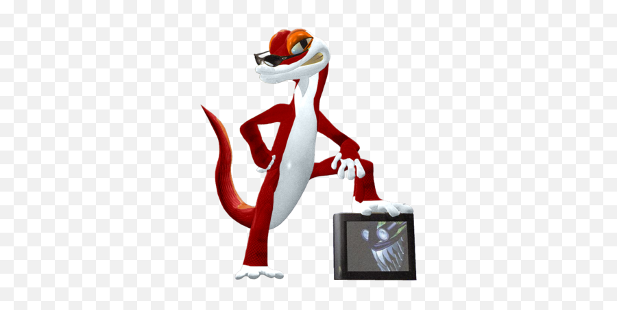 Jakeu0027s Super Smash Brosplayable Charactersg - L Fantendo Gex Renders Emoji,Lizard Emoticon Render