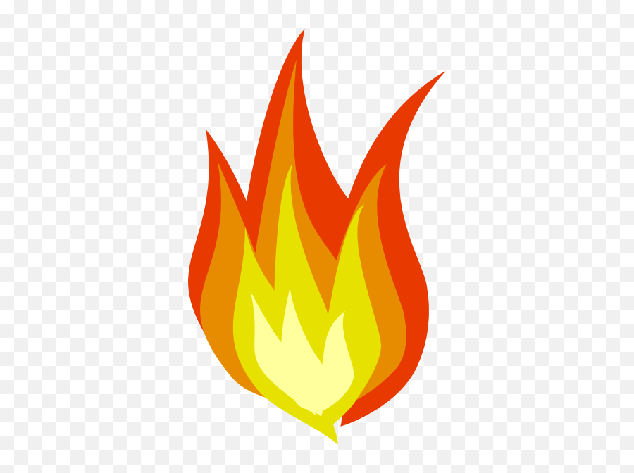 Fire Clipart 3 Image - Clipartingcom Flame Clipart Emoji,Facebook Emoticon Flames