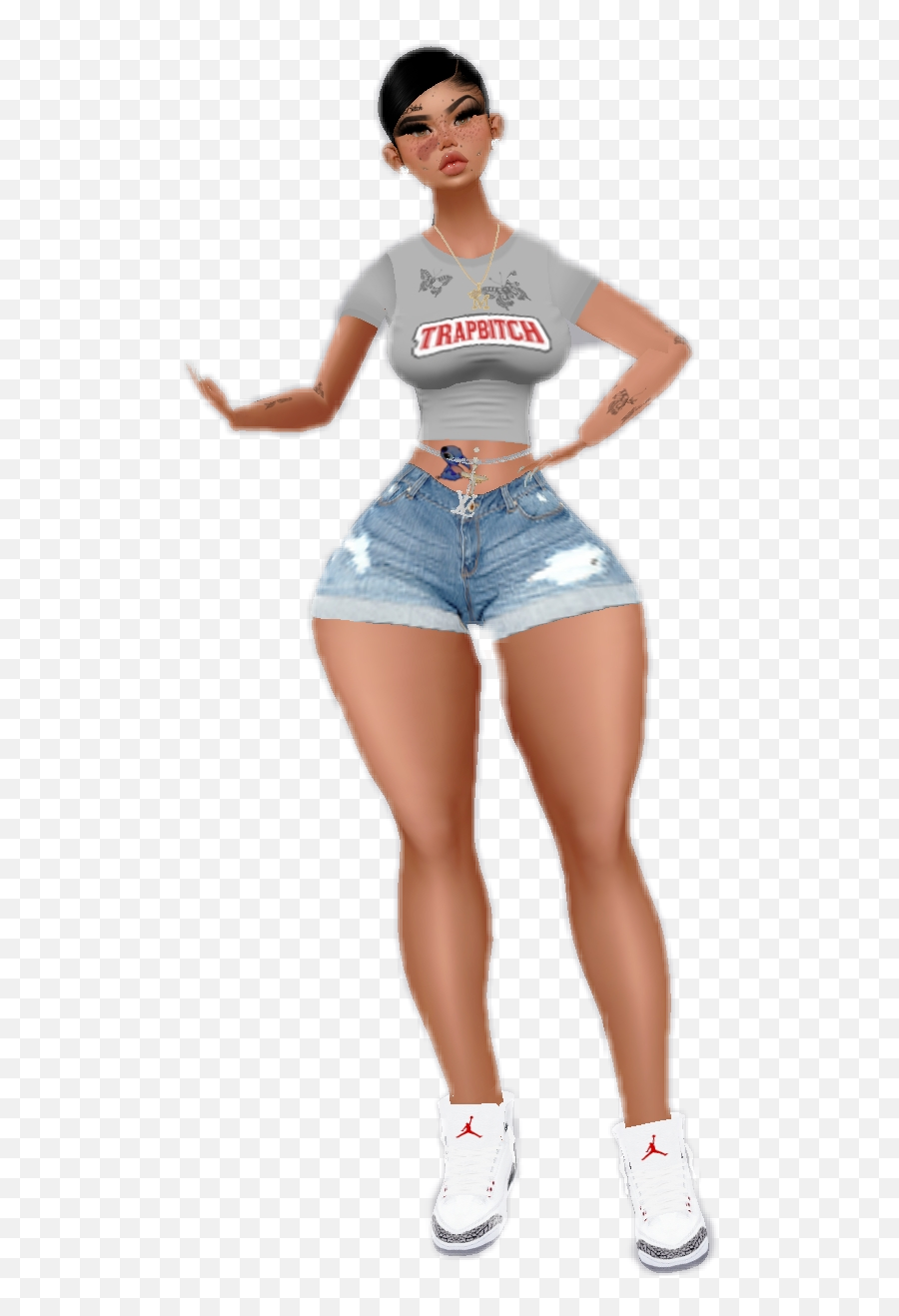 Imvu Sticker By Hey Luvs - Midriff Emoji,How To Emoji On Imvu