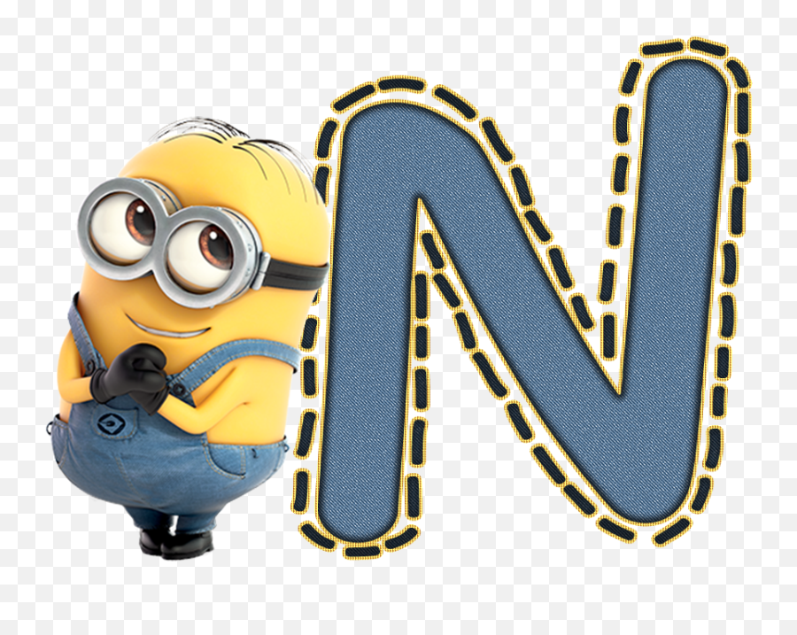 Pin En Decoración Cumple Meses - Alfabeto Minions Png Emoji,El Emoticon De Los Minions