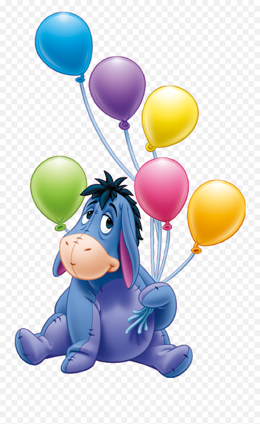 Grandma Clipart Happy Birthday Grandma Happy Birthday - Eeyore With Balloons Png Emoji,Happy Birthday Emoji Message