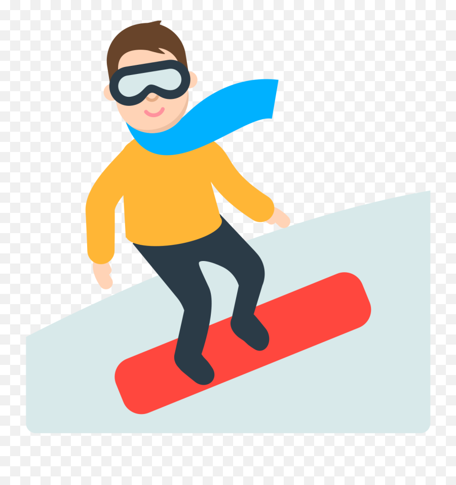 Snowboarder Id 11694 Emojicouk - Snowboard Emoji,Emoji Winter Hat