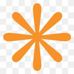 Reversed Hand With Middle Finger Extended Id 1353 - Asterisk Orange Emoji,Flip Off Finger Emoji