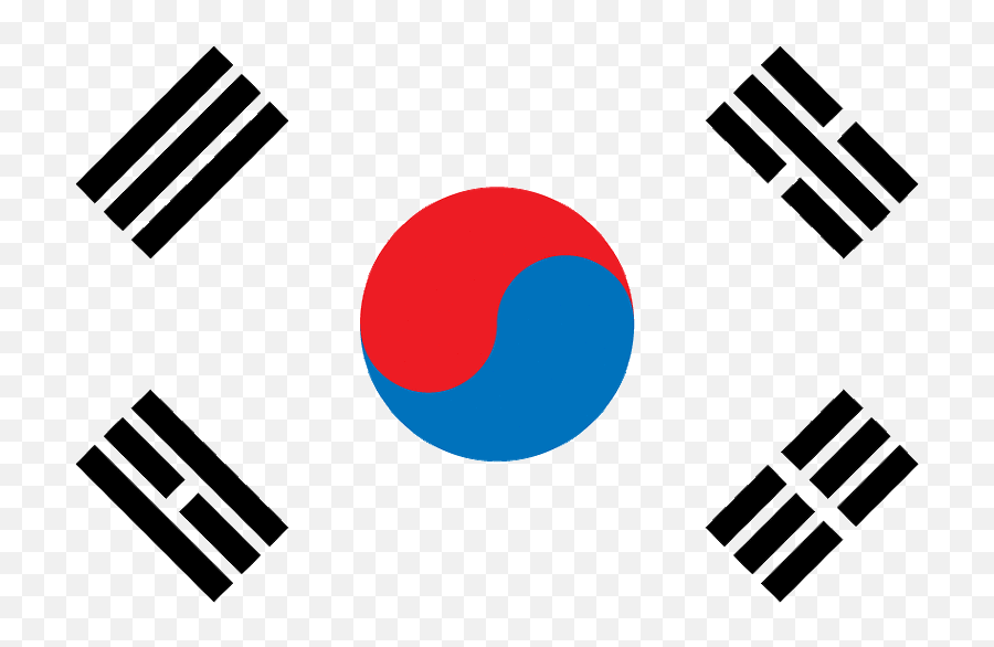 South Korea Flag Iphone Wallpaper - South Korea North Korean Flag Emoji,Yin Yang Emoji Iphone