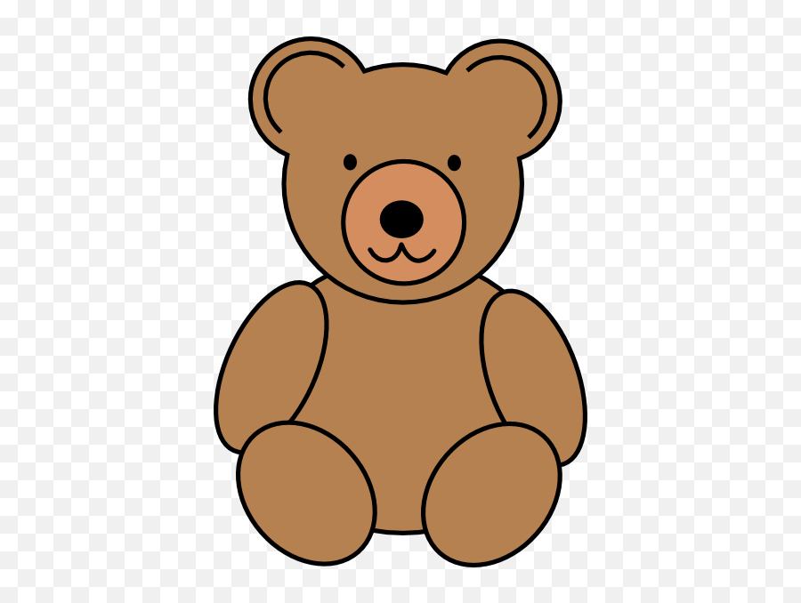 Teddy Bear Outline Clipart Free Clipart Images - Clipartix Clip Art Teddy Bear Emoji,Emoji Bears