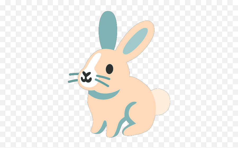 Colorful Bunnies - Android Emoji Bunny,Pixel Bunny Emojis Tumblr