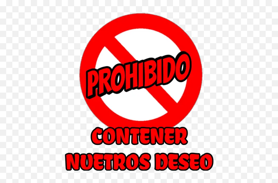 Prohibido Stickers For Whatsapp - Language Emoji,Emojis Prohibido