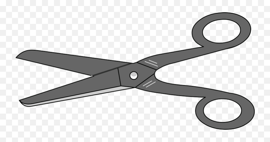 Black And White Scissors Clipart - Scissors Clip Art Emoji,Scissor Emoji