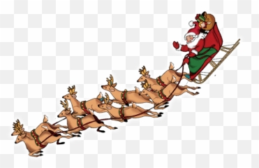 Download Clip Art Claus With Png Photo - Santa Claus Sleigh Flying Png Emoji,Sleigh Emoji