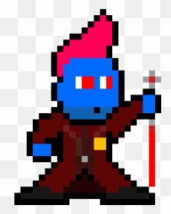 Yondu Sprite By Bentocore2000 - Pixel Art Guardianes De La Pixel Art Guardianes De La Galaxia Emoji,Emojis Gif Sacando La Lengua