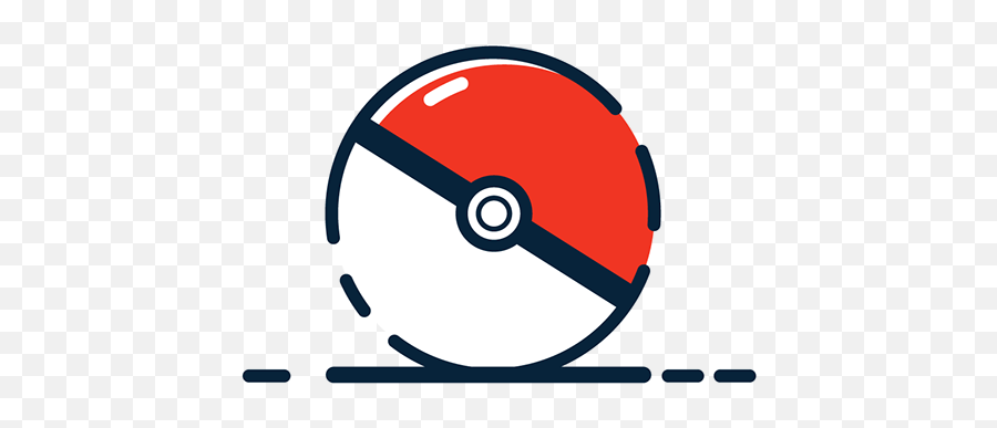 Pokémon - Outline Pokeball Poké Ball Full Size Png Emoji,Pokeball Emoticon Facebook
