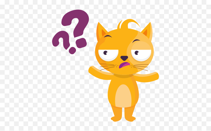 Question Stickers - Free Smileys Stickers Emoji,Cat Pulling Out Claws Emoticon