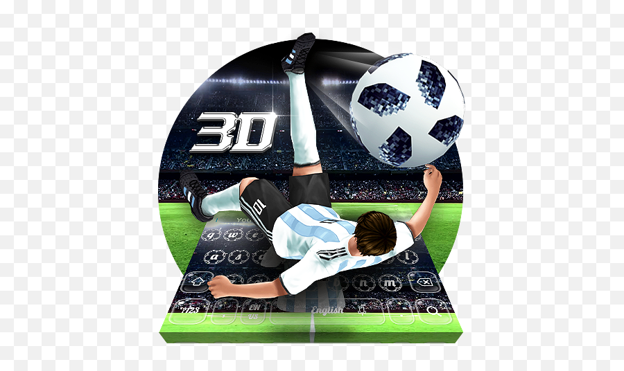 3d Argentina Football Keyboard Apk 10001003 - Download Apk Emoji,Soccer Ball Emojis
