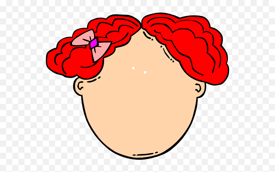 Blank Faces Clipart - Clip Art Library Emoji,Red Hair Lady Emoji