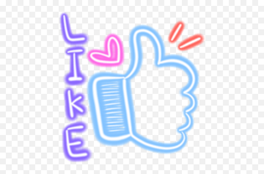 Sticker Maker - Very Shiny Neon Emojis 1byyessy,Korean Finger Heart Emoji Pnmg