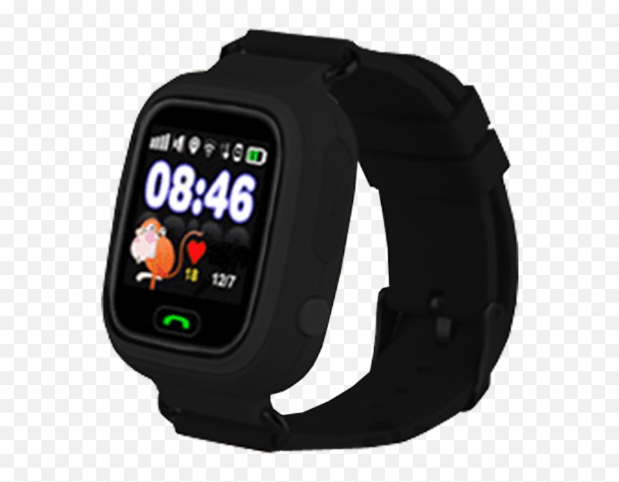 Children Smart Watch Q90 Black - Smart Watch For Kids Cheap Emoji,Emoji Fitbit Justice