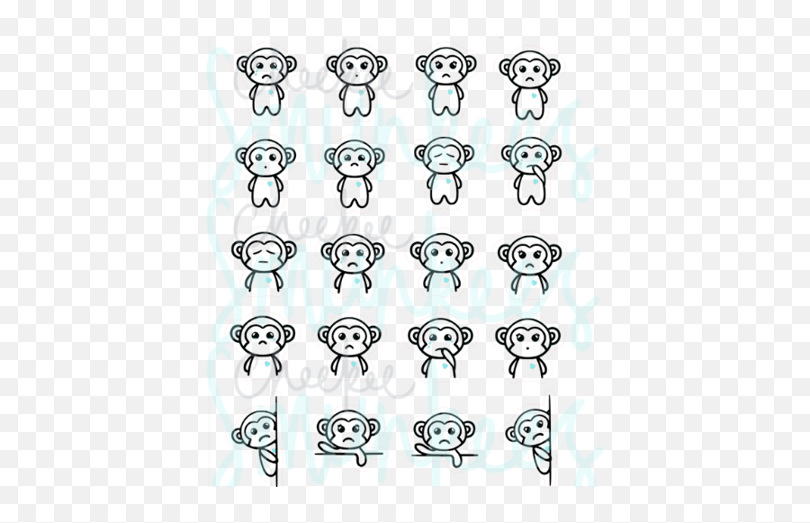 Cheekee Smunkees Shop - Dd Practical Dot Emoji,Peekaboo Emoji