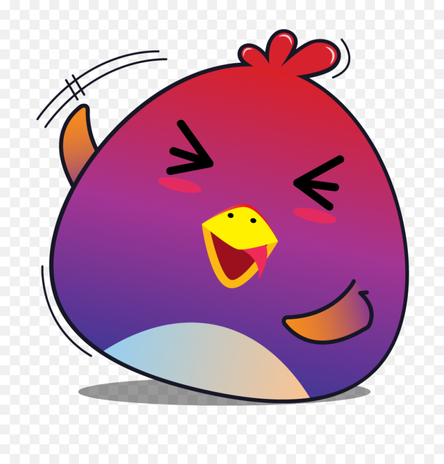 Moody Bird Vidio Stickers For Whatsapp - Happy Emoji,Whistling Emoticon