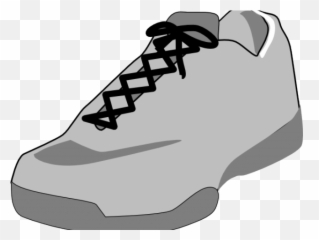 Running Shoes Clipart Baseball - Gray Shoes Clip Art Emoji,Emoji Tennis Shoes