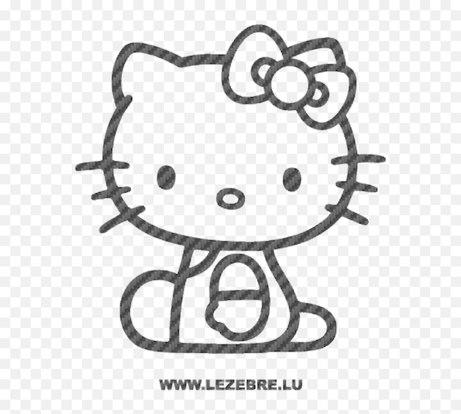 Hello Kitty Christmas Tree Coloring - Sticker Hello Kitty Emoji,Hello Kitty Emojis