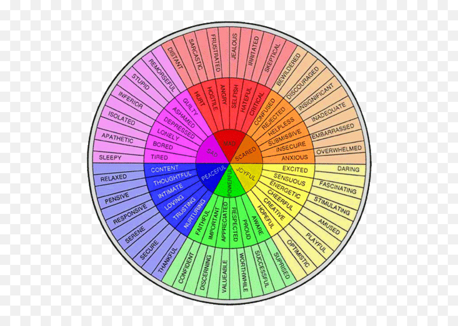 Deal With Post Election Stress - Feel Wheel Emoji,Emotion And Feeling Wheel