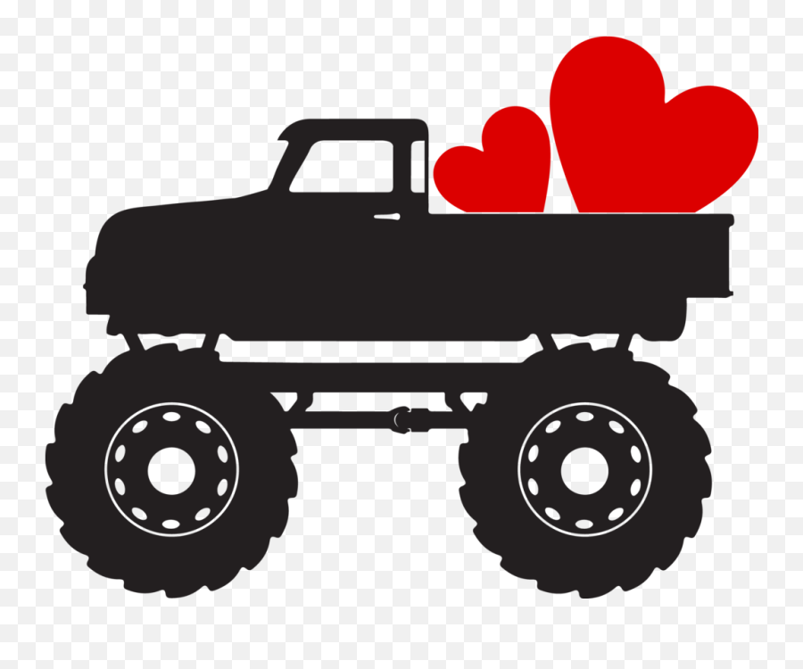Monster Love Truck Cookie Cutter - Svg Boy Valentine Shirt Emoji,Emoji Cookie Cutter