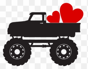 Monster Love Truck Cookie Cutter - Svg Boy Valentine Shirt Emoji,Emoji Cookie Cutter